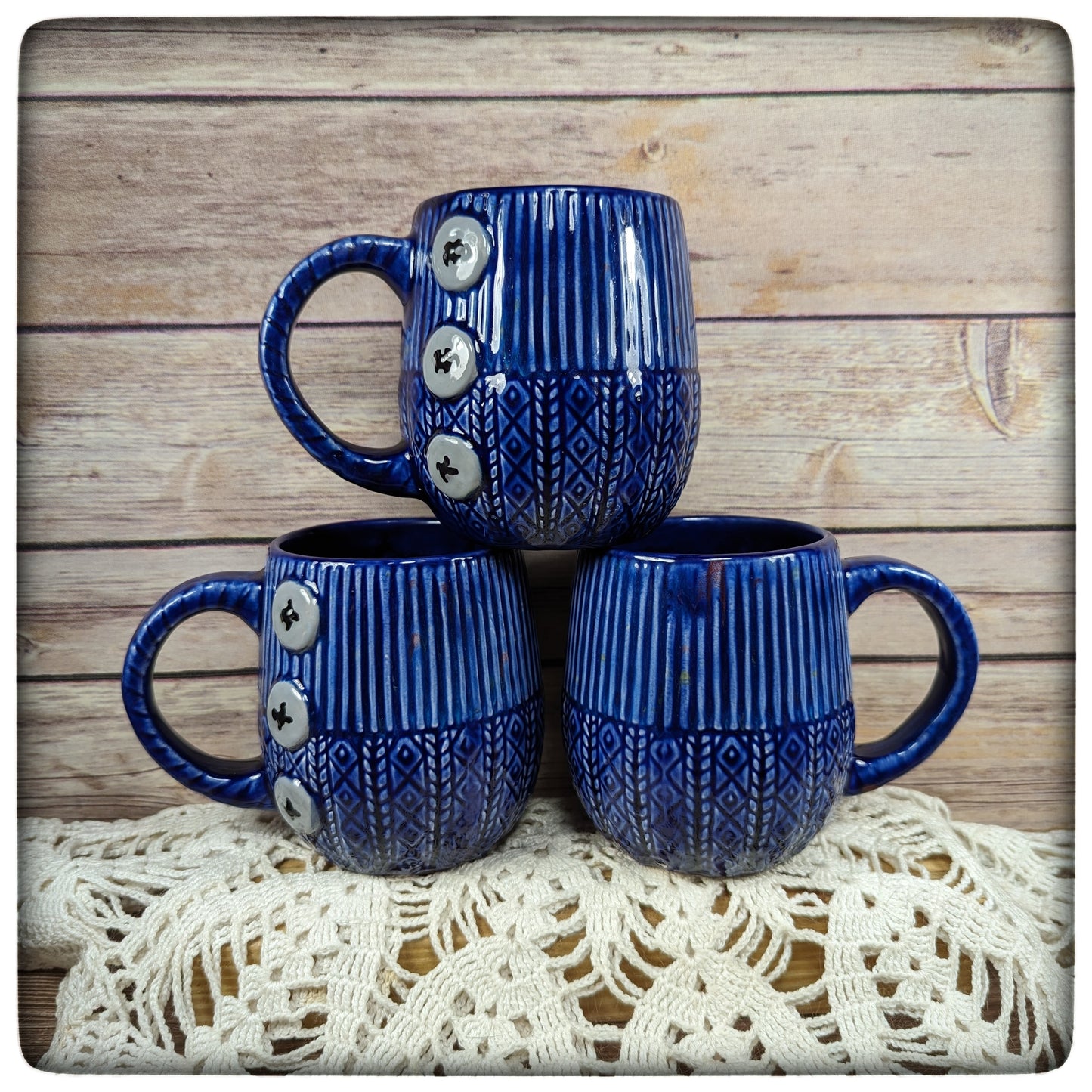 Buttoned Sweater mug