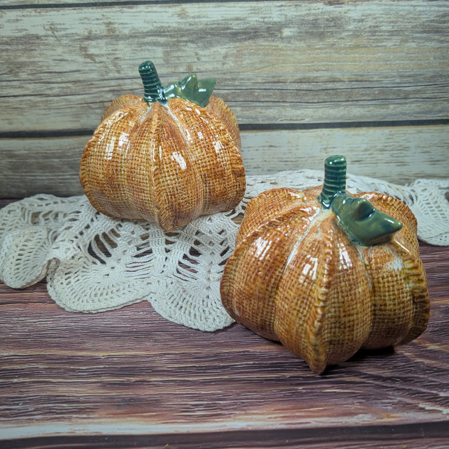 Burlap Pumpkin