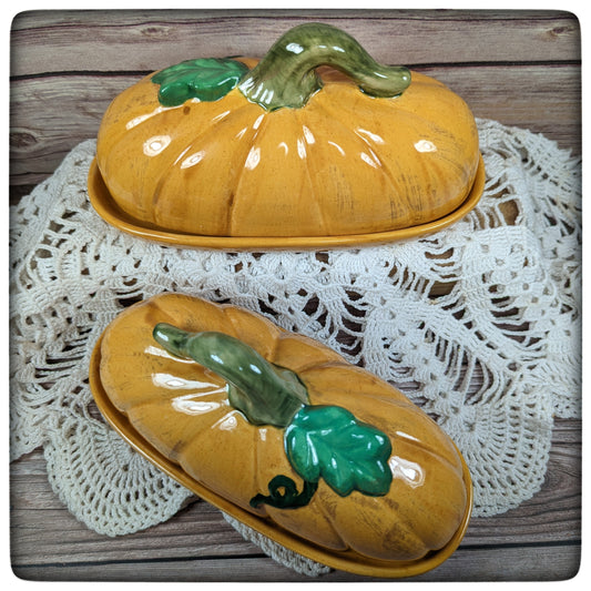 Butter Dish (Pumpkin)