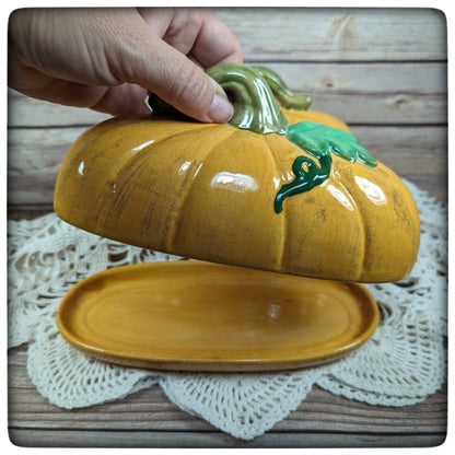 Butter Dish (Pumpkin)