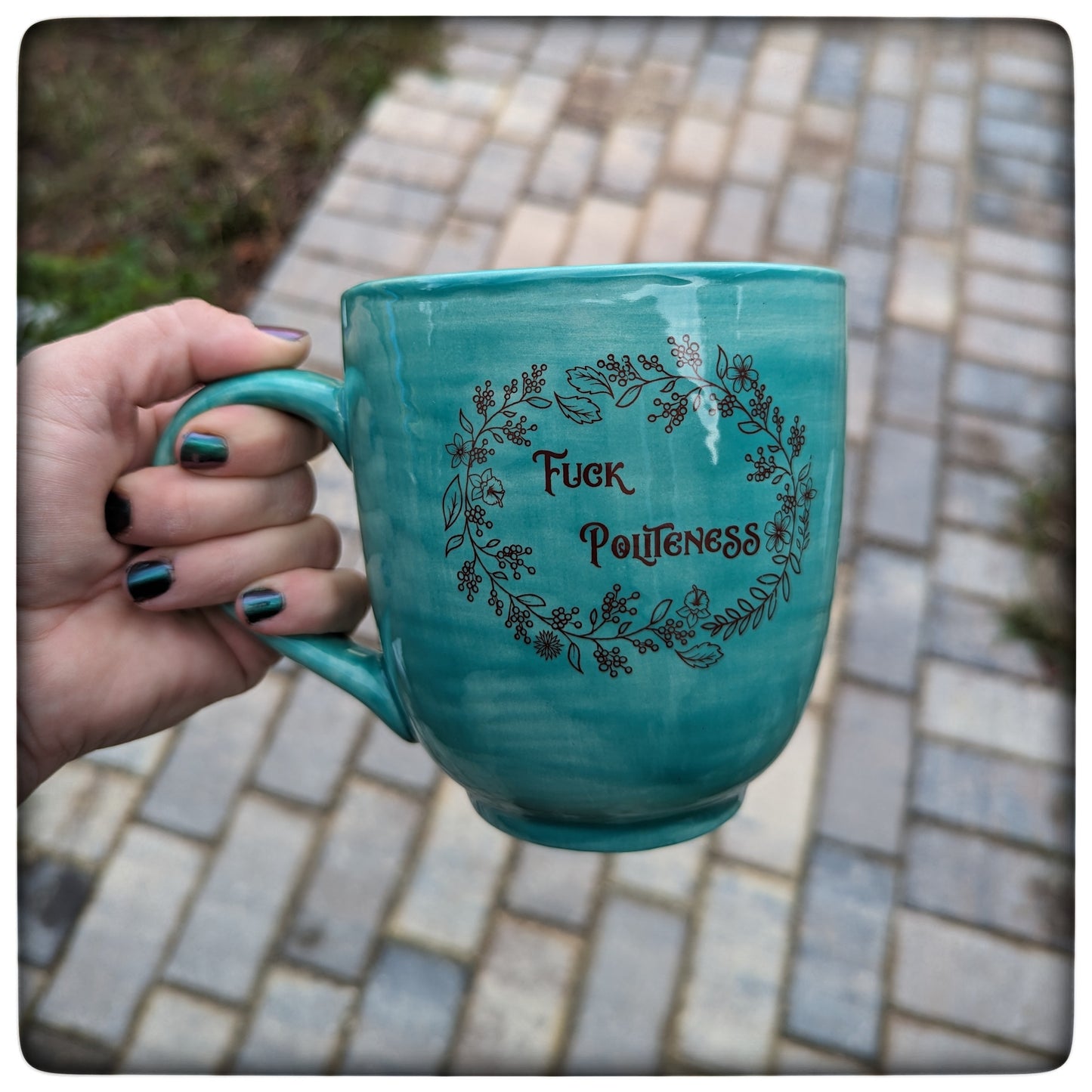 "F Politeness" Mug