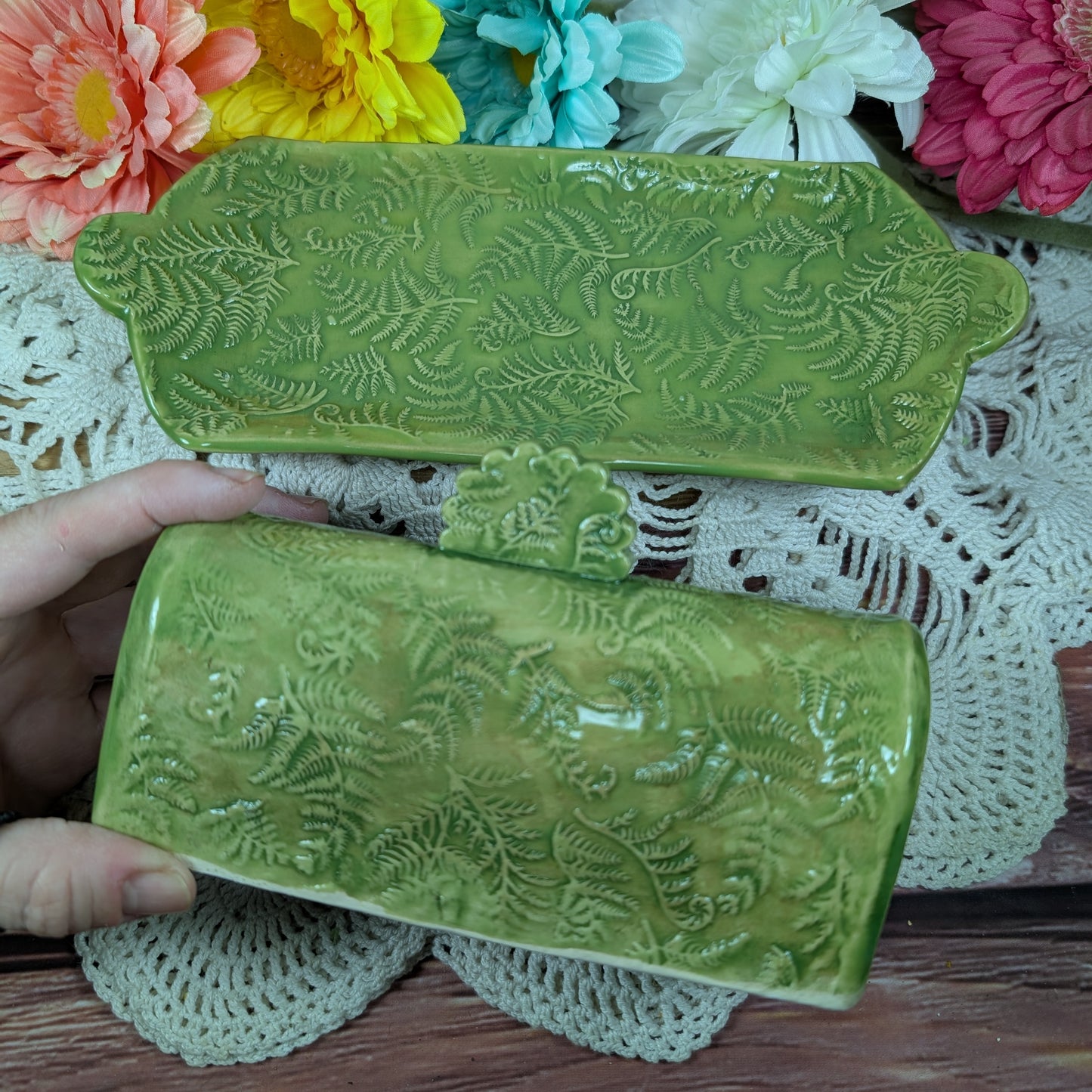 Butter Dish (Ferny)