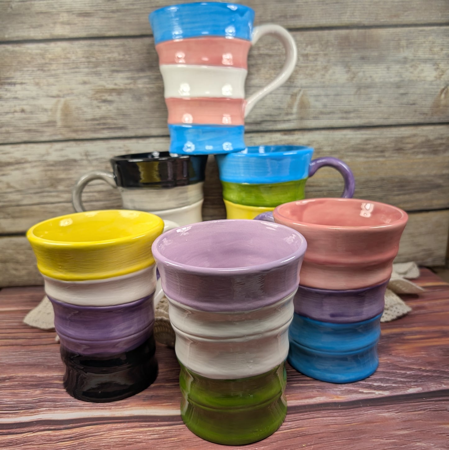 Ribbon mug (Rainbow/Pride)