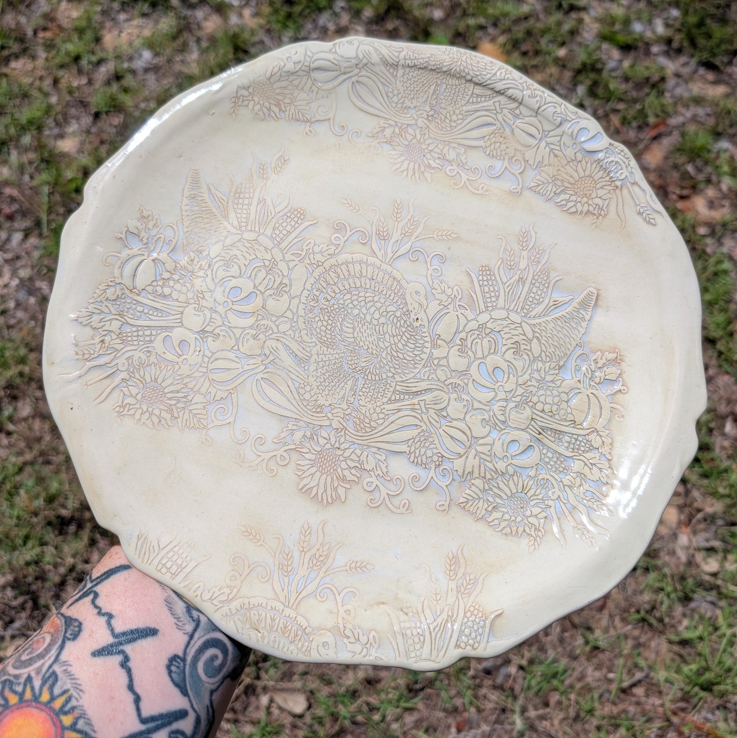 Thanksgiving tray (round)