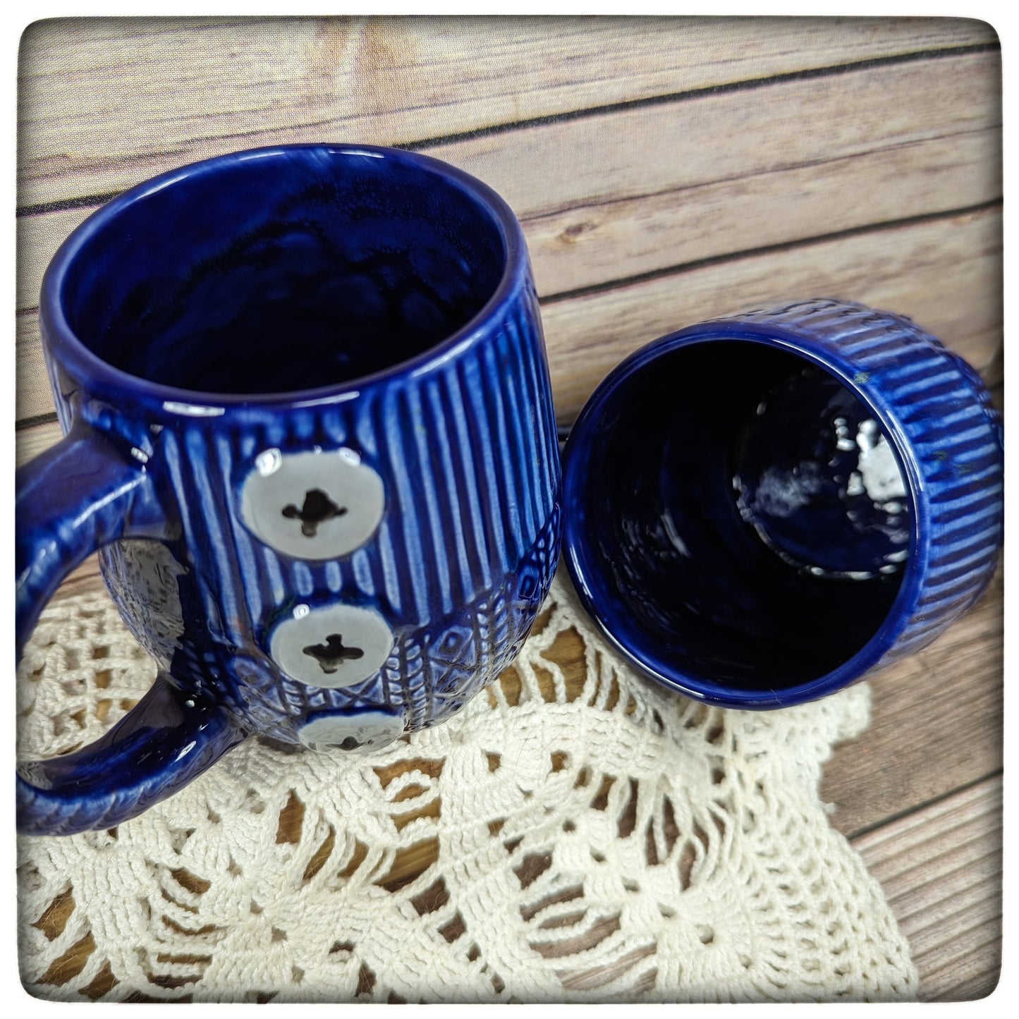 Buttoned Sweater mug
