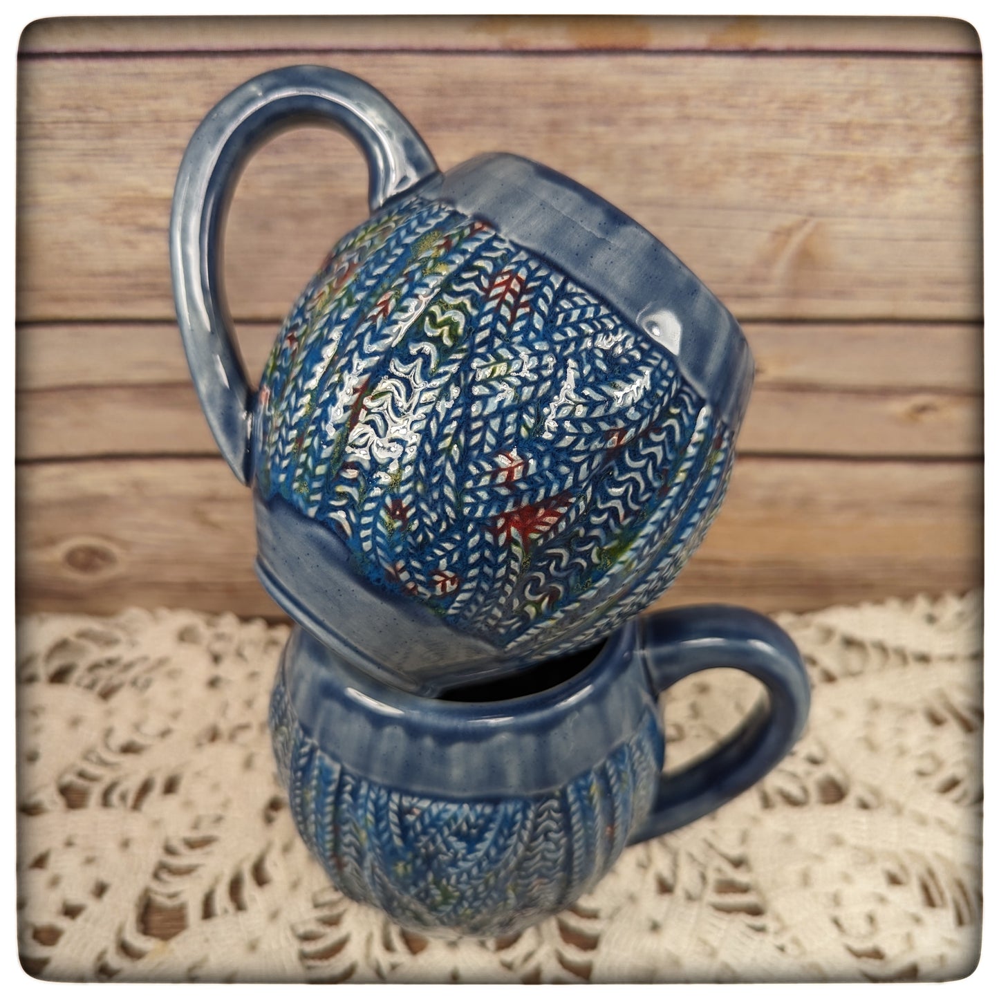 Cabled Sweater mug