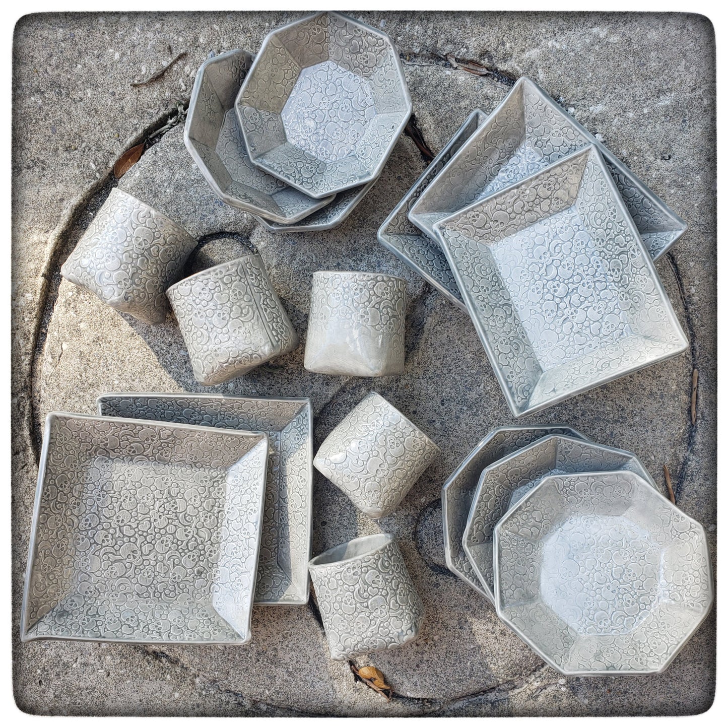Skull Dish (medium octagonal)