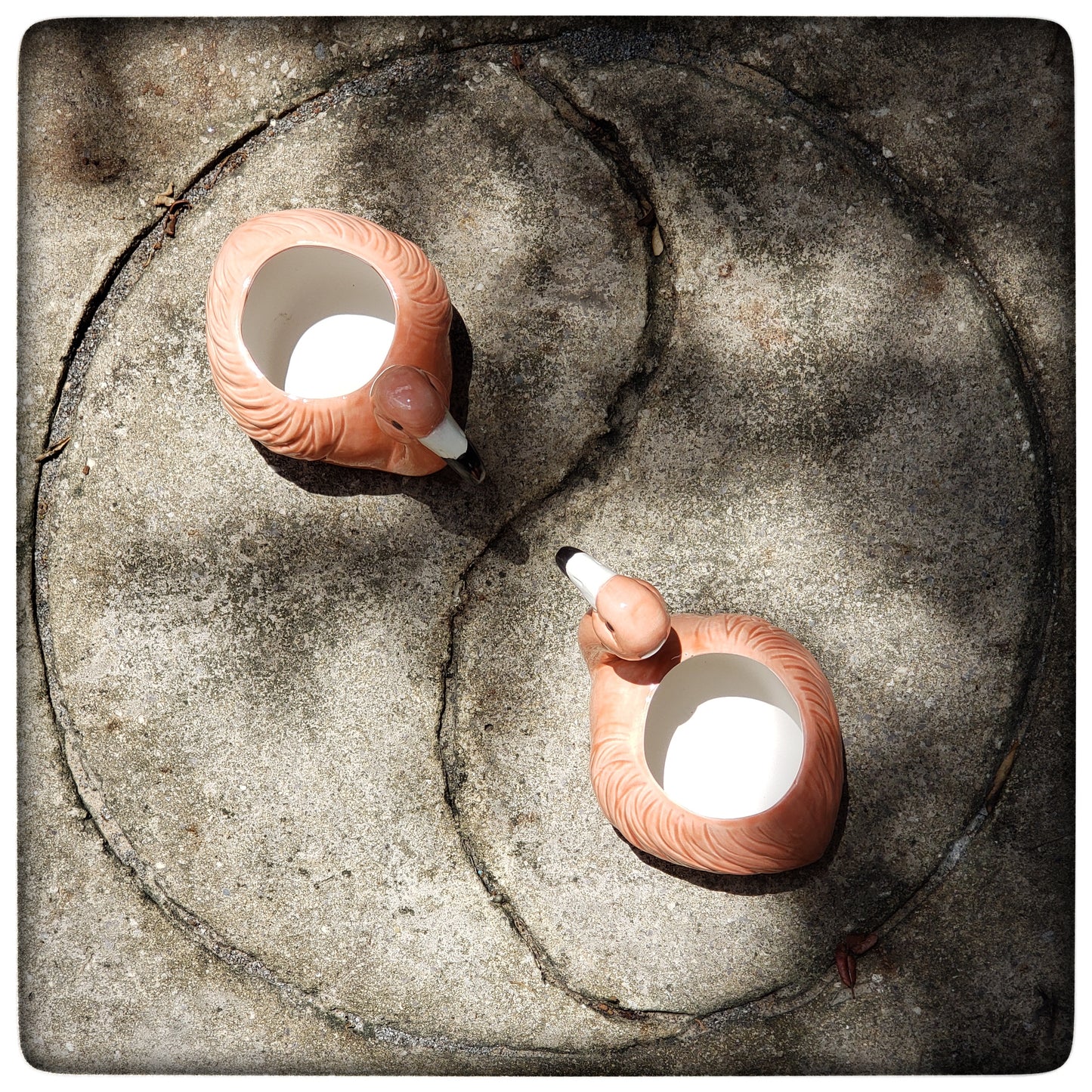 Flamingo planter