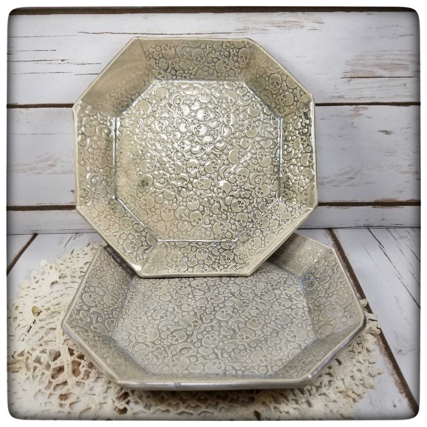 Skull Dish (large octagonal)
