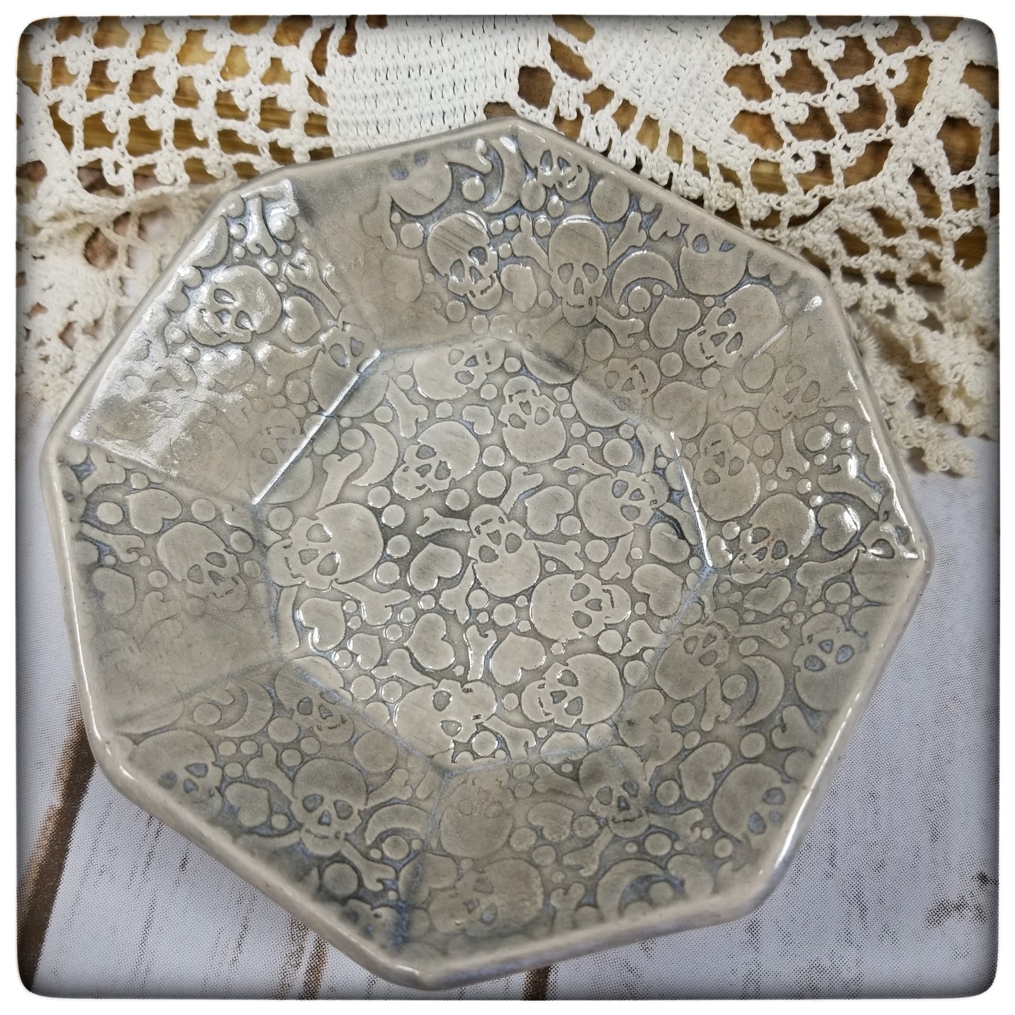 Skull Dish (small octagonal)