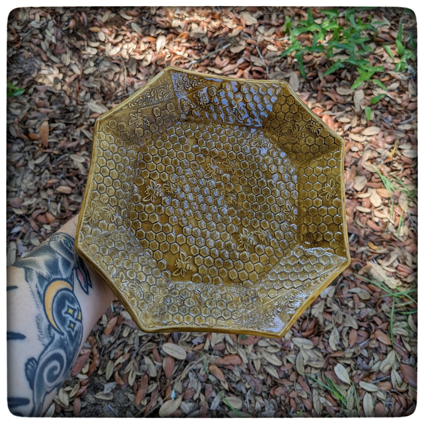 Honeycomb Octagon Dish (7 inch)