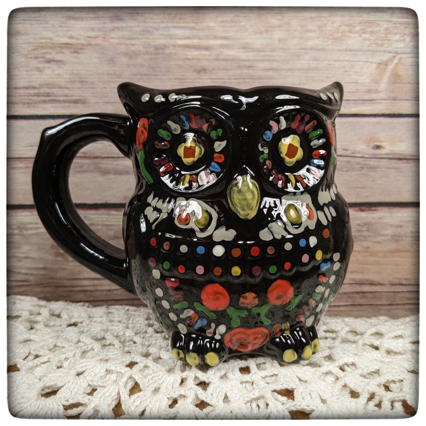 Colorful Owl mug