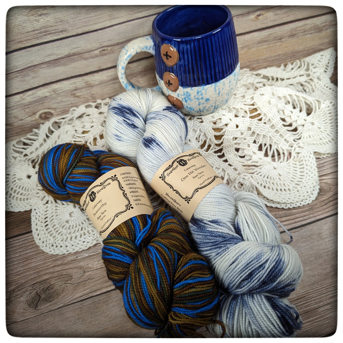 Gift Basket (Mug and Yarn)