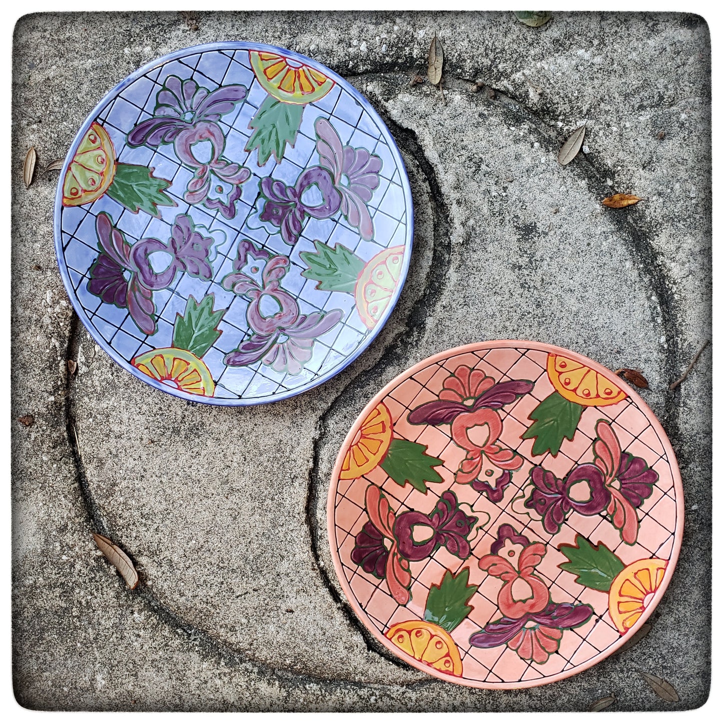 Colorful plate