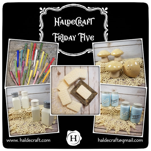 Friday Five: Stakes! Salt! Pepper! Soap!