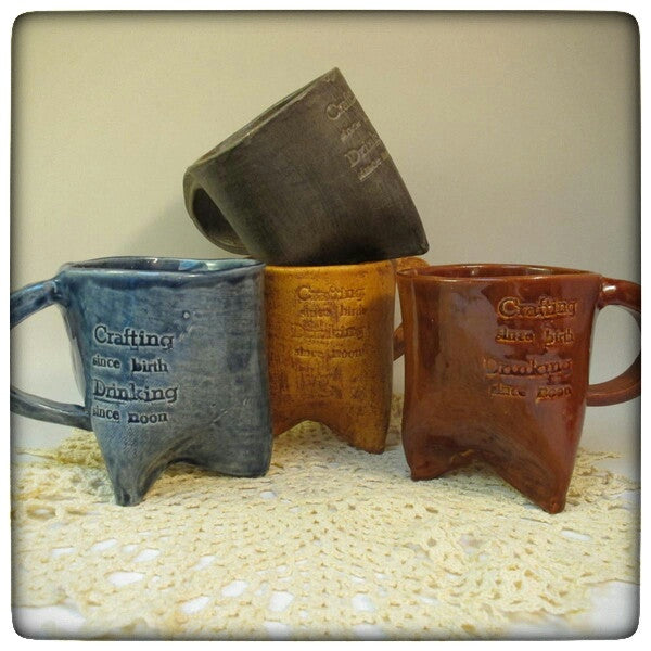 This week only: "Crafting since Birth" mugs