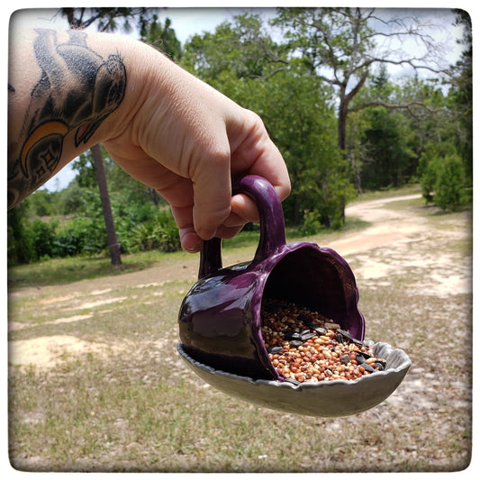 Flower and Feather birdfeeder, on sale
