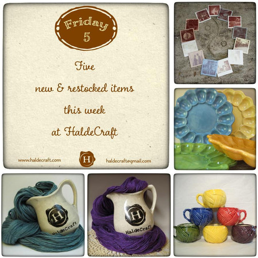 Five new and restocked items this week at HaldeCraft