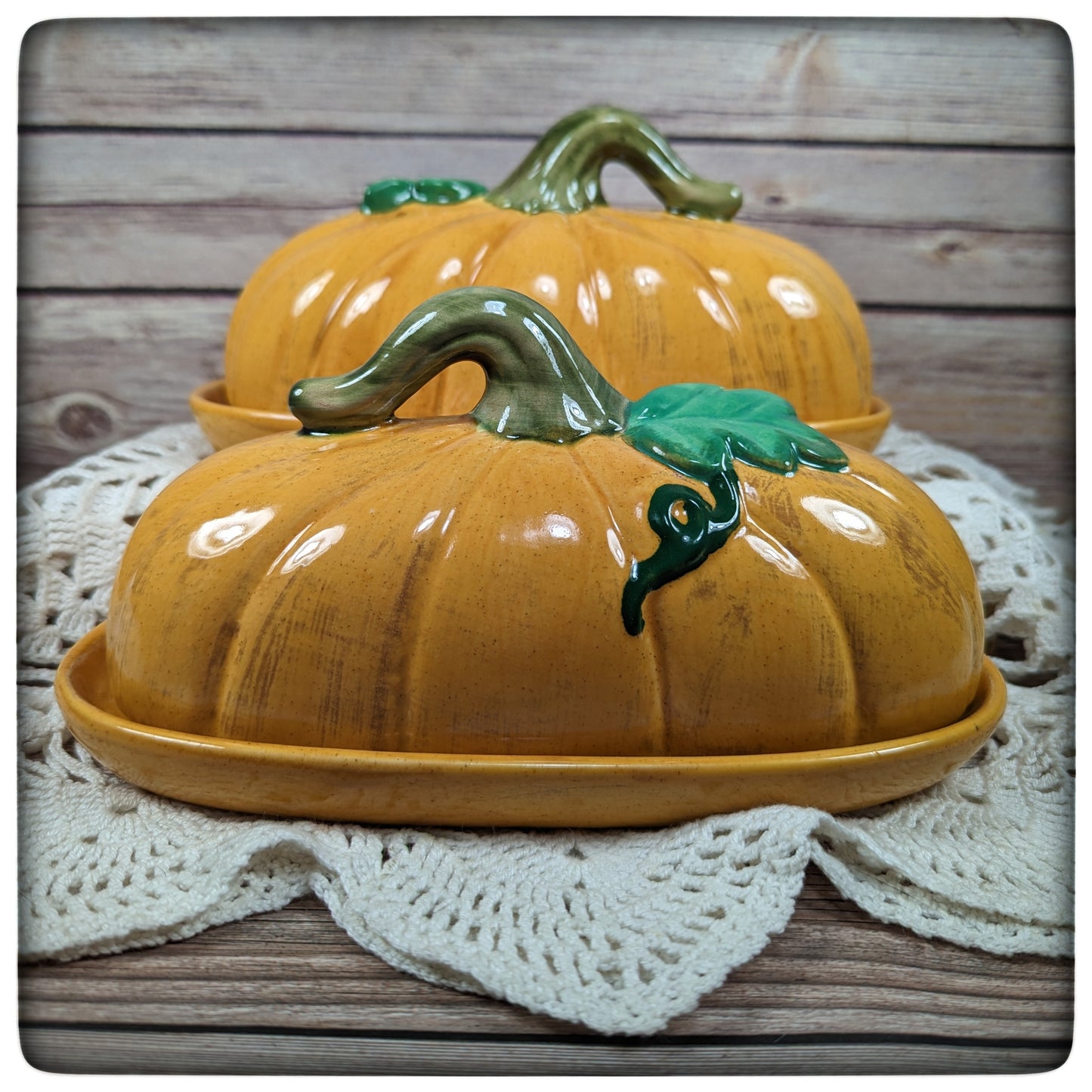 Butter Dish (Pumpkin)