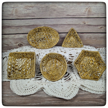 Tiny Trinket dish (honeycomb)
