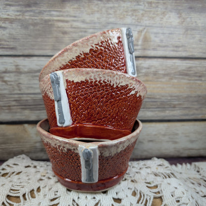 Knit stitch bowl