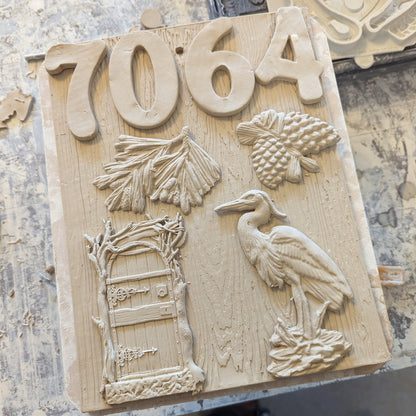 Custom Address Plaque