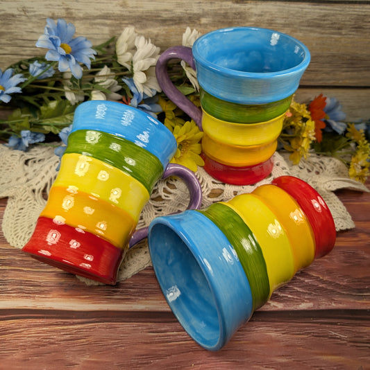 Ribbon mug (Rainbow/Pride)
