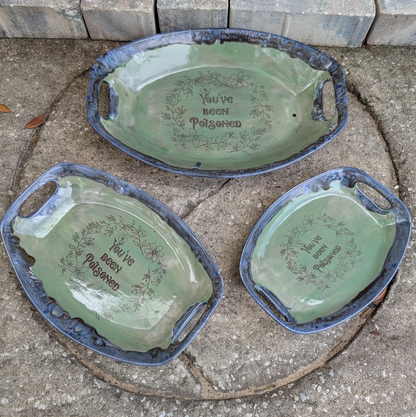 "You've Been Poisoned" Tray (10  inch)