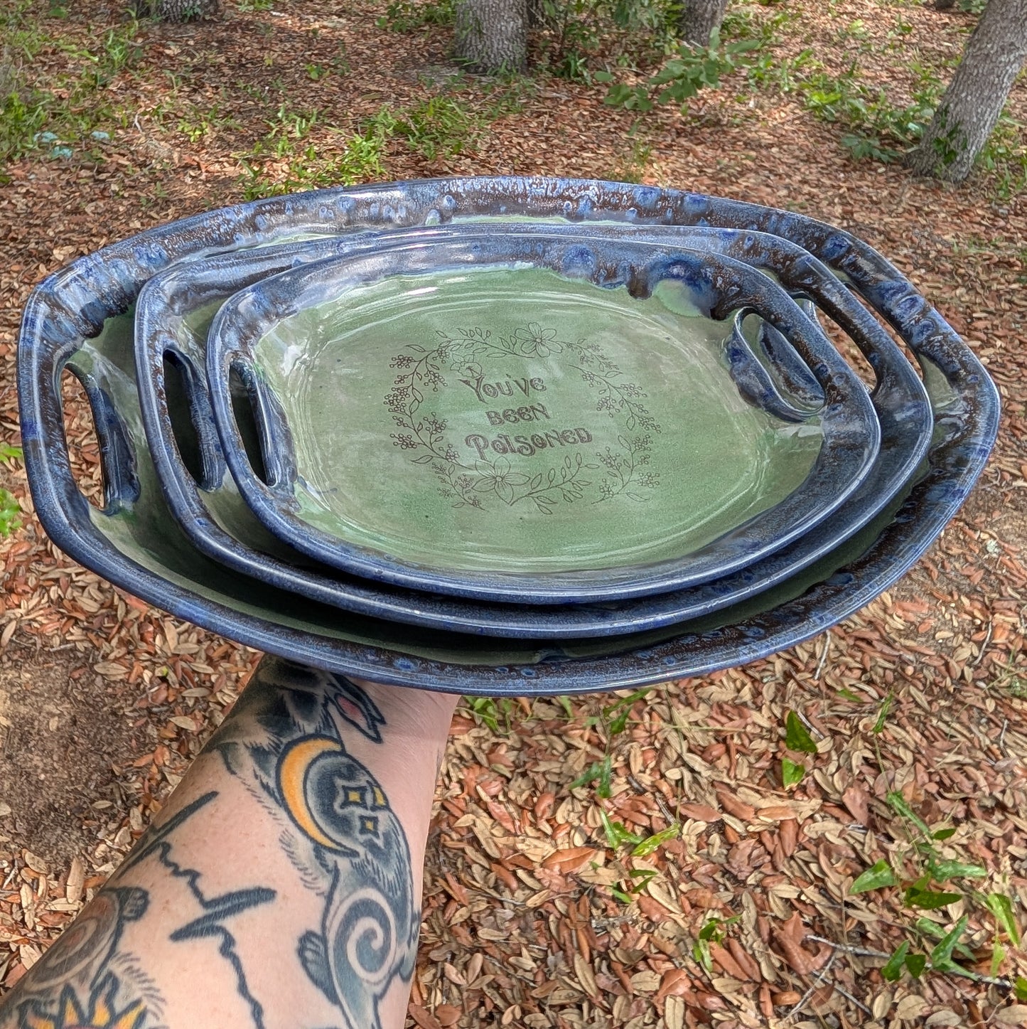 "You've Been Poisoned" Tray (10  inch)