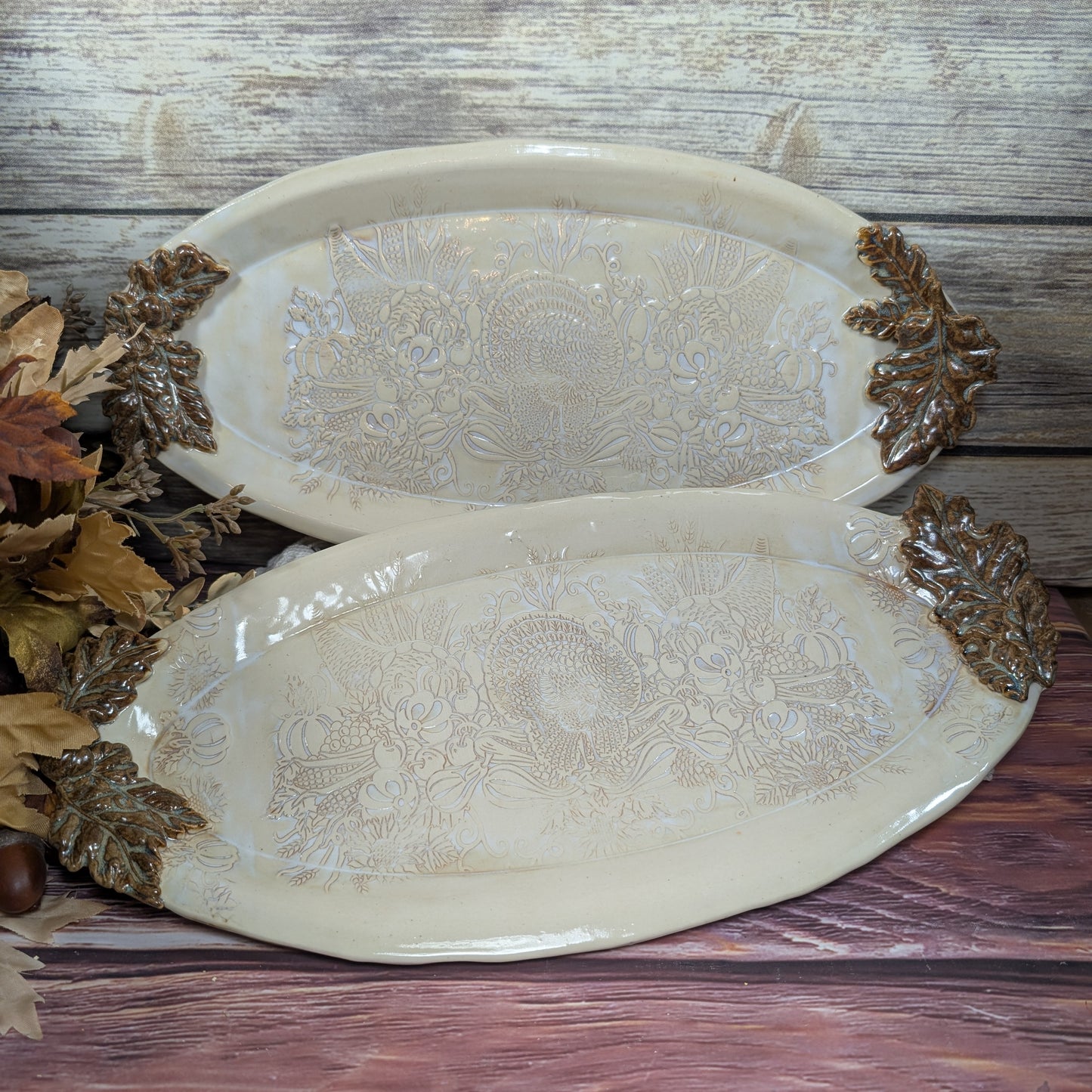 Thanksgiving tray (long oval)