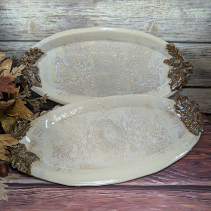 Thanksgiving tray (long oval)