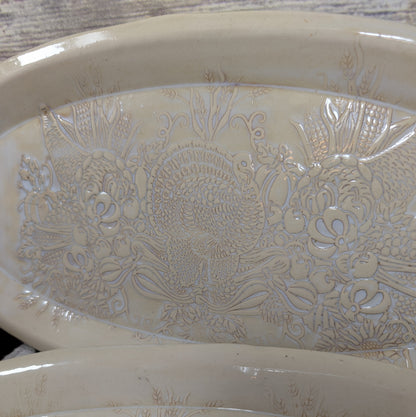 Thanksgiving tray (long oval)