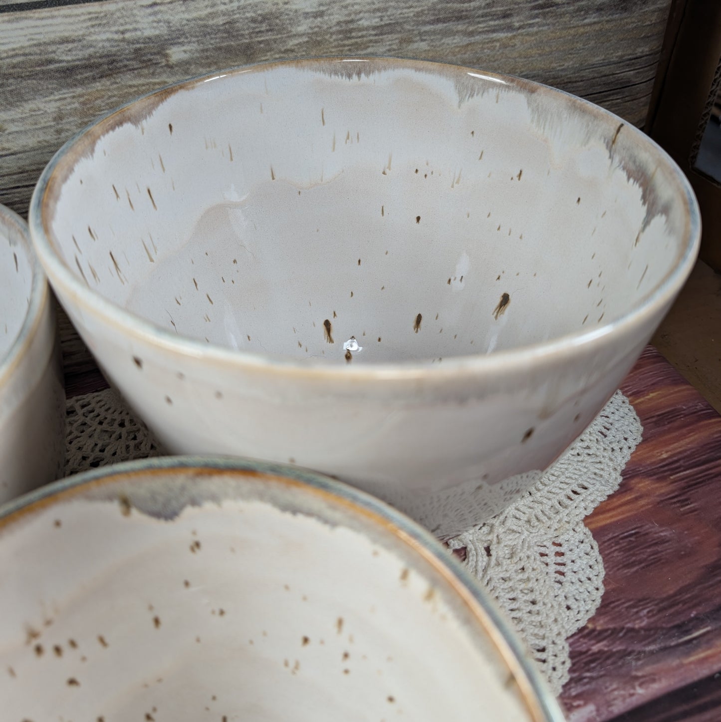 Nesting Mixing bowls (set of three; stoneware)