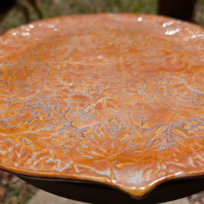 Falling Leaves tray (round)