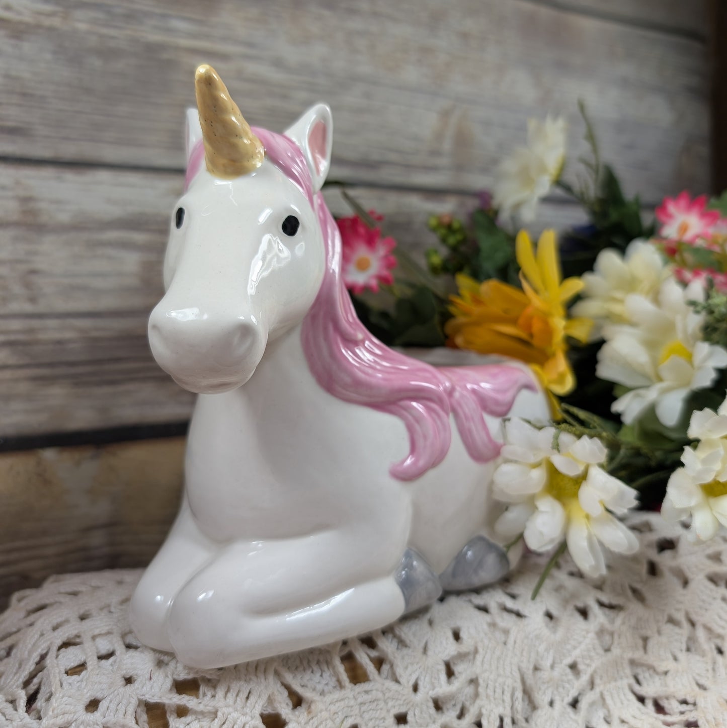 Unicorn planter