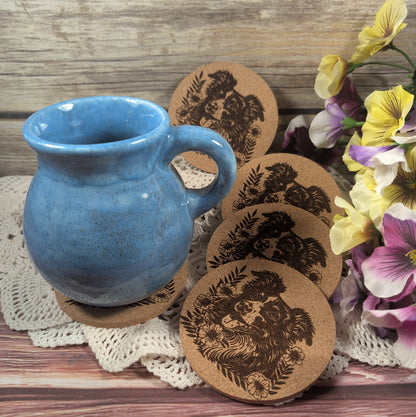 Australian Shepherd cork coaster
