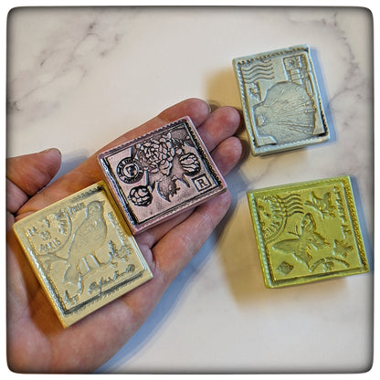 Stamp magnets (set of four)