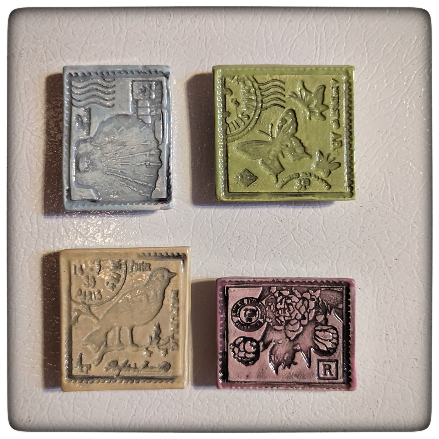 Stamp magnets (set of four)