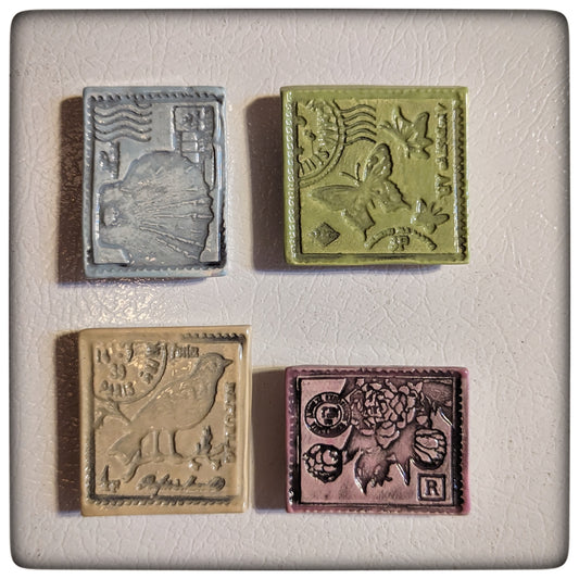 Stamp magnets (set of four)