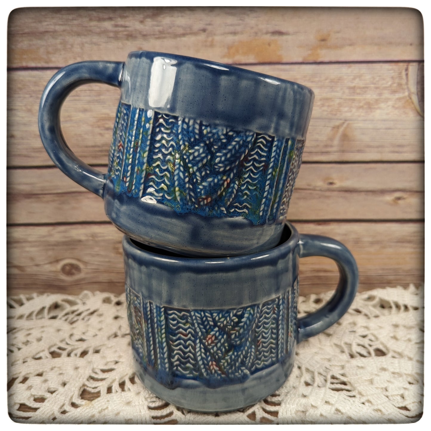 Cabled Sweater mug (jumbo)