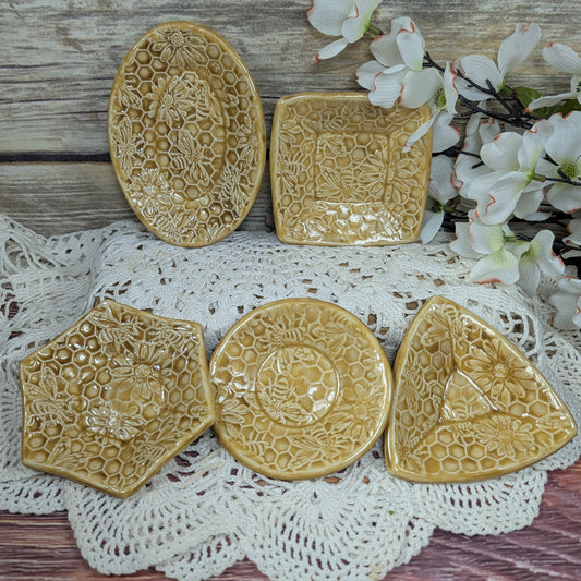 Tiny Trinket dish (honeycomb)