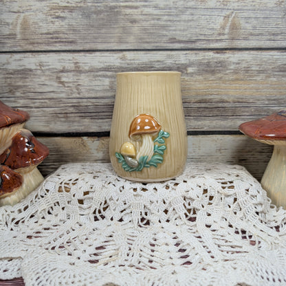 Retro Mushroom Utensil Holder (made-to-order, 6-8 weeks)