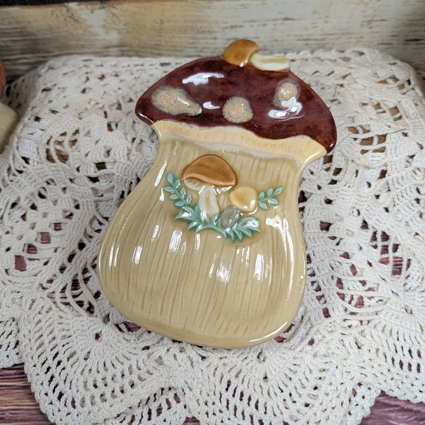 Retro Mushroom spoon rest (made-to-order, 6-8 weeks)
