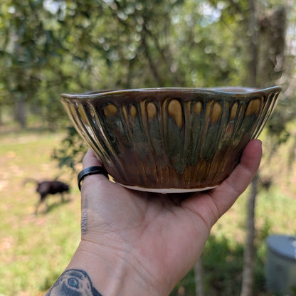 Fluted bowl (small)