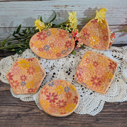 Tiny Trinket dish (Flower Power)
