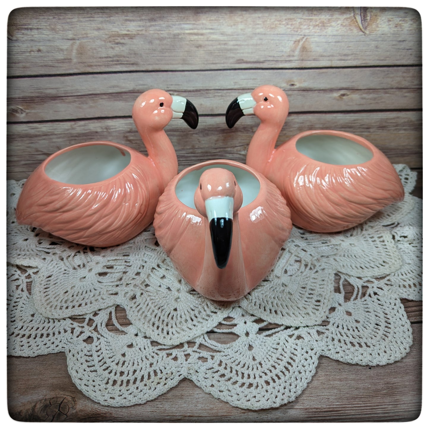 Flamingo planter