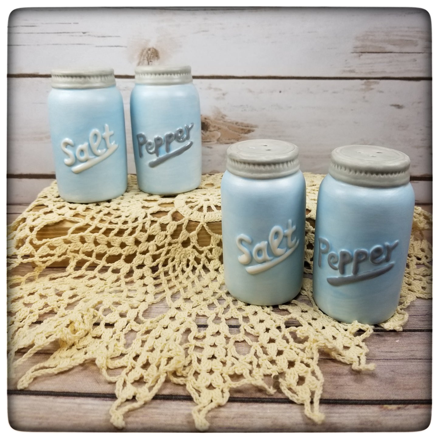 Salt & Pepper shakers (Mason Jars)