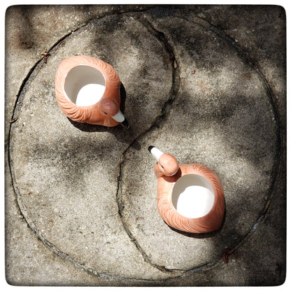 Flamingo planter