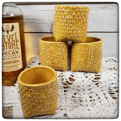 Honeycomb whiskey cup