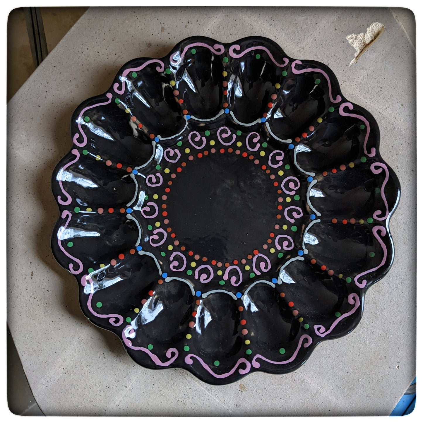 Colorful Deviled Egg tray